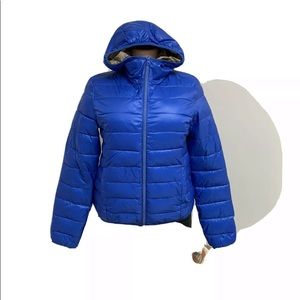 NWT PULL&BEAR Woman’s Winter Jacket Blue Sz M